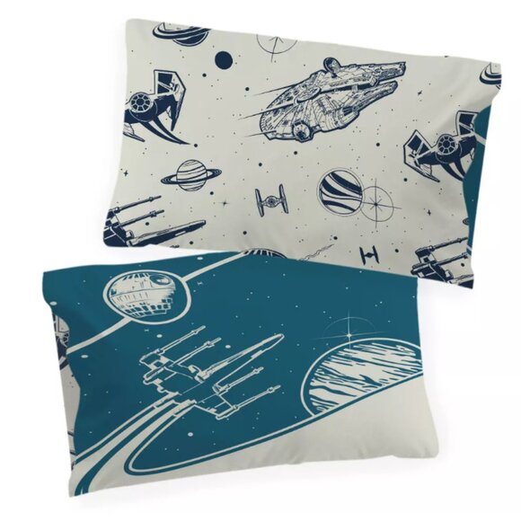 Star Wars Twin Sheet Set w/ Extra Pillowcases | Brand New, Never Opened - Picture 8 of 9